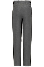 Givenchy Extra Wide Leg Trouser in Medium Grey, view 2, click to view large image.