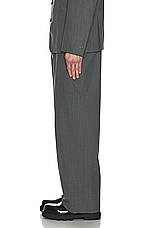 Givenchy Extra Wide Leg Trouser in Medium Grey, view 4, click to view large image.