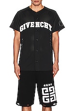 Givenchy Baseball Shirt in Black, view 3, click to view large image.
