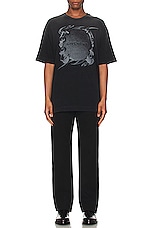 Givenchy Casual Fit Tee in Black, view 4, click to view large image.