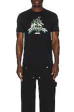Givenchy Slim Fit Tee in Black, view 3, click to view large image.
