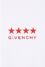 Givenchy Standard Short Sleeve Base Tee in White, view 3, click to view large image.