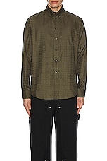 Givenchy Custom Shirt in Khaki, view 4, click to view large image.