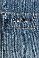 Givenchy Short Sleeve Shirt in Indigo Blue, view 3, click to view large image.
