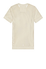 Givenchy Xslim Short Sleeve T-shirt in Off White, view 2, click to view large image.