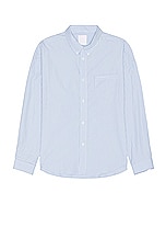 Givenchy Long Sleeve Shirt in Light Blue, view 1, click to view large image.