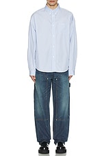 Givenchy Long Sleeve Shirt in Light Blue, view 5, click to view large image.