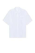 Givenchy Short Sleeve Shirt With Pocket in White, view 1, click to view large image.