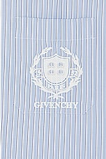 Givenchy Short Sleeve Pocket Shirt in Light Blue, view 3, click to view large image.