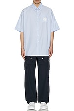 Givenchy Short Sleeve Pocket Shirt in Light Blue, view 5, click to view large image.