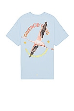 Givenchy Standard Short Sleeve Base in Sky Blue, view 1, click to view large image.