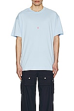 Givenchy Standard Short Sleeve Base in Sky Blue, view 4, click to view large image.