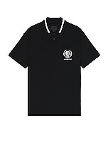 Givenchy Short Sleeve Polo in Black, view 1, click to view large image.