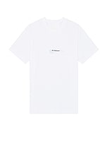 Givenchy Standard Short Sleeve Base T-Shirt in White, view 1, click to view large image.