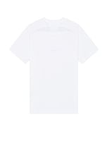 Givenchy Standard Short Sleeve Base T-Shirt in White, view 2, click to view large image.