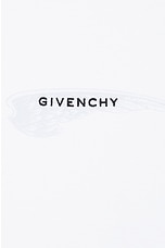 Givenchy Standard Short Sleeve Base T-Shirt in White, view 3, click to view large image.