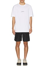 Givenchy Standard Short Sleeve Base T-Shirt in White, view 5, click to view large image.