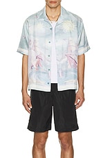 Givenchy New Bowling Shirt in Multi, view 3, click to view large image.