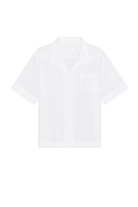 Givenchy New Bowling Shirt in White, view 1, click to view large image.