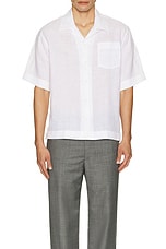 Givenchy New Bowling Shirt in White, view 4, click to view large image.