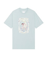 Givenchy Standard Base T-Shirt in Sky Blue, view 1, click to view large image.