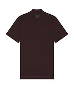 Givenchy Monogram Polo in Burgundy, view 1, click to view large image.