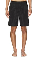 Givenchy 4g Metal Swimshorts in Black, view 4, click to view large image.