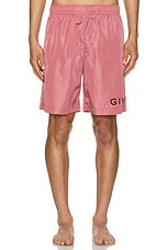 Givenchy Long Swimshorts in Old Pink, view 5, click to view large image.