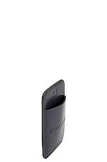 Givenchy Magnetic Card Holder in Titanium, view 4, click to view large image.