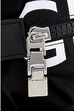 Givenchy G-zip Bumbag in Black & White, view 7, click to view large image.