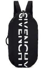 Givenchy G-zip Backpack Medium in Black, view 1, click to view large image.
