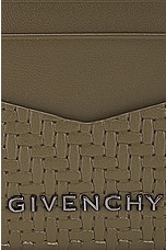Givenchy Card Holder 2x3 Cc in Khaki, view 6, click to view large image.