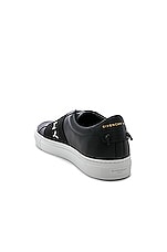 Givenchy Urban Street Elastic Sneakers in Black & White, view 3, click to view large image.