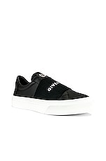 Givenchy City Court Sneaker in Black, view 2, click to view large image.