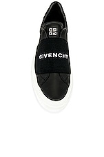 Givenchy City Court Sneaker in Black, view 4, click to view large image.