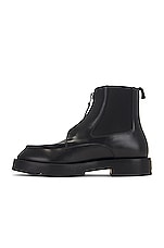 Givenchy Squared Zip Ankle Boot in Black, view 5, click to view large image.