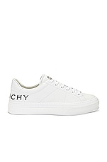 Givenchy City Sport Lace Up Sneaker in White, view 1, click to view large image.