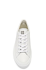 Givenchy City Sport Lace Up Sneaker in White, view 4, click to view large image.