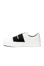 Givenchy City Sport Sneaker in White & Black, view 5, click to view large image.