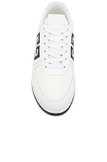 Givenchy G4 Low Top Sneaker in Black & White, view 4, click to view large image.