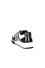 Givenchy G4 Low Top Sneaker in Black & White, view 3, click to view large image.