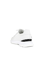 Givenchy Spectre Zip Runner Ssneaker in White, view 3, click to view large image.