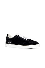 Givenchy Town Low Top Sneaker in Black, view 2, click to view large image.