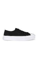 Givenchy City Low Sneaker in Black, view 1, click to view large image.