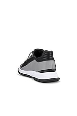 Givenchy Spectre Zip Runner Sneaker in Grey & Black, view 3, click to view large image.