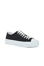 Givenchy City Low Sneaker in Black, view 2, click to view large image.