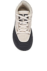 Givenchy New Line Mid Top Sneaker in White, view 4, click to view large image.