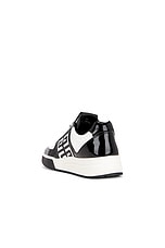 Givenchy G4 Low Top Sneaker in Black & White, view 3, click to view large image.