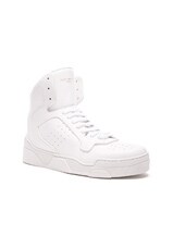 Givenchy Leather High Top Tyson Sneakers in White | FWRD