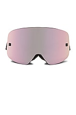 Givenchy Logo Ski Goggle in Matte Black & Smoke, view 3, click to view large image.